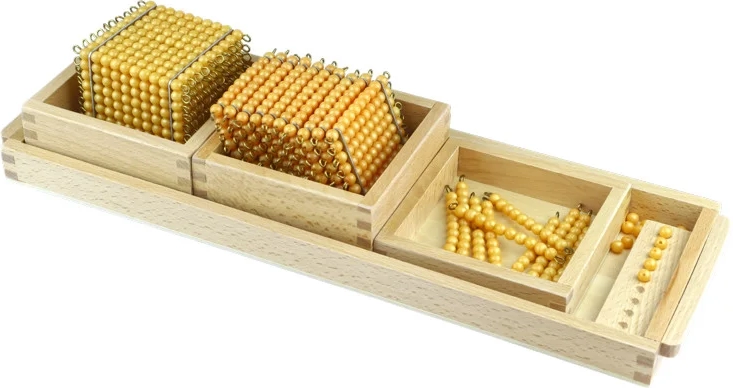 Moyo Montessori-Neunerspiel mit Tablett