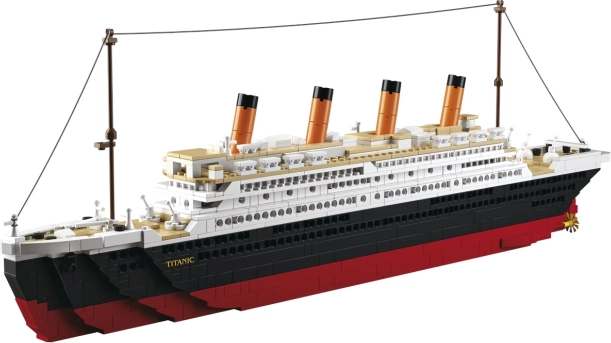 SLUBAN Titanic Bausteinset – Großes Modell mit 1018 Teilen