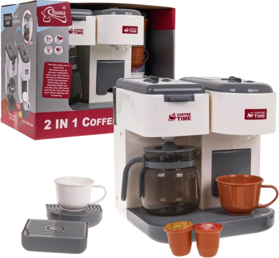 Interaktive Kinder-Kaffeemaschine und Zubehör