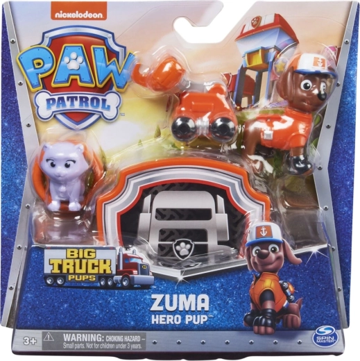 Spin Master Paw Patrol Big Truck Pups Zuma – Set mit 2 Figuren mit Zubehör