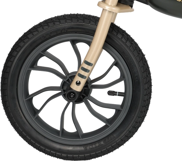 Aufblasbare Reifen für stabiles Fahren
