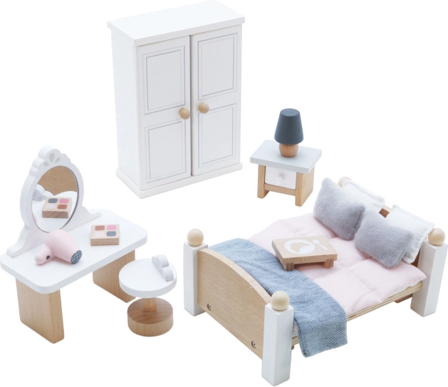 Schlafzimmermöbel-Set für Puppenhaus