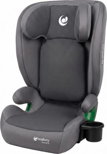 IslaBaby SafiroFix i-Size Kindersitz 100–150 cm (15–36 kg) ISOFIX Mesh Grey