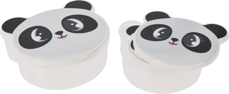 Kinder-Snackboxen Tiere, Set mit 4 Stück (200–750 ml)