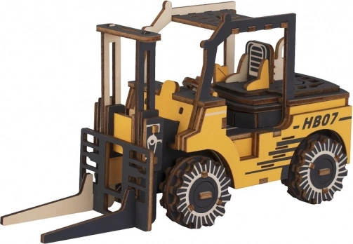 Holzpuzzle 3D Gabelstapler