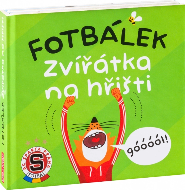 Fußballspiel Tiere auf dem Spielfeld
