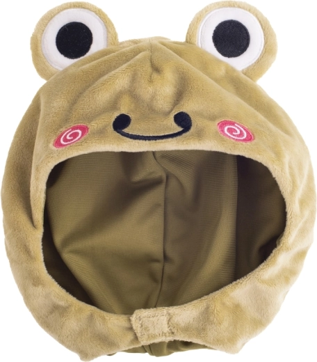 Abnehmbare Frosch-Kapuze zur Förderung der Feinmotorik
