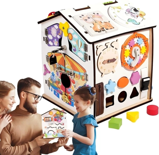 Buntes multisensorisches Spielen von mehreren Seiten