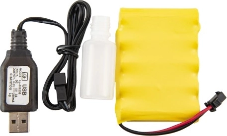 Wiederaufladbarer Akku für längeren Spielspaß