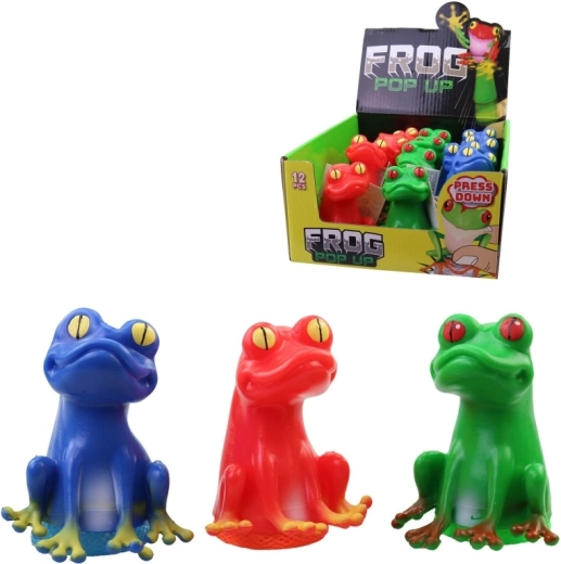 Hüpfender Frosch mit Licht