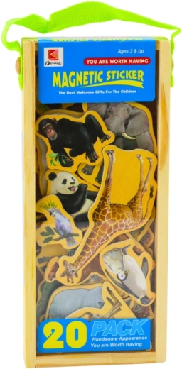 20 realistische Tiere für spielerisches Lernen