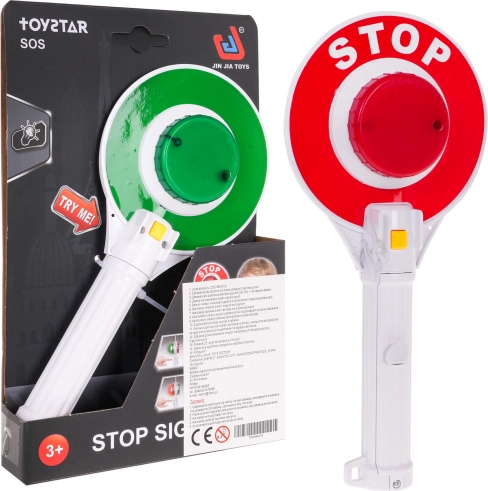 Interaktives Polizeistopp-Schild für Kinder 3+