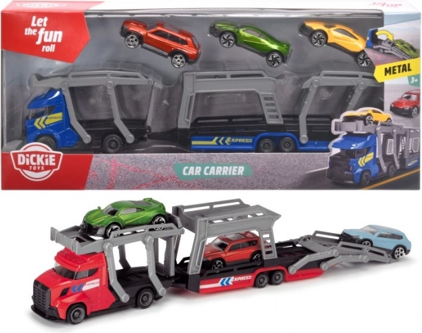 Autotransporter mit 3 Autos, 28 cm – 2 Varianten