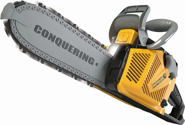 Kinderspielzeug-Motorsäge mit Licht und Sound