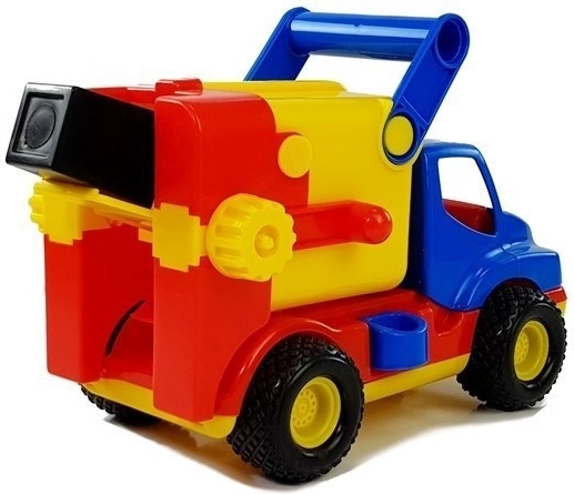 Funktionaler Container mit Mülleimer