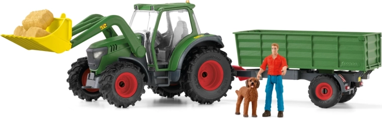 Schleich Traktor mit Anhänger