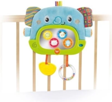 Einfache Befestigung am Bettchen oder freies Aufstellen