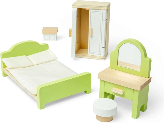 Realistisches Schlafzimmer für die kleine Welt