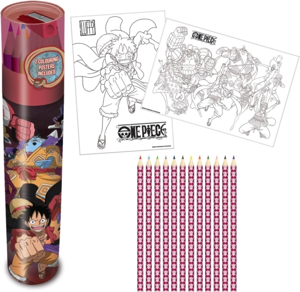 ONE PIECE Buntstift-Set 12 Stk im Etui