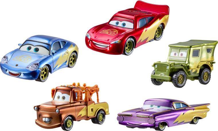 5 Autos in der Jubiläumsedition