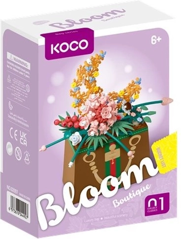 KOCO Bloom Boutique Bauset Sommerstrauß in Handtasche 245 Teile - 1 Stück