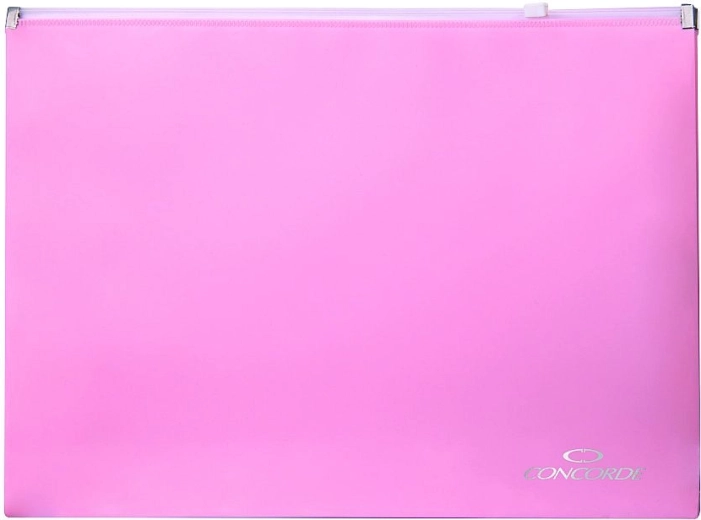 Dokumentenmappe mit Reißverschluss A4 pastellrosa CONCORDE