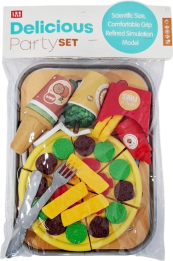 Küchenset mit Pizza und Lebensmitteln für Kinder