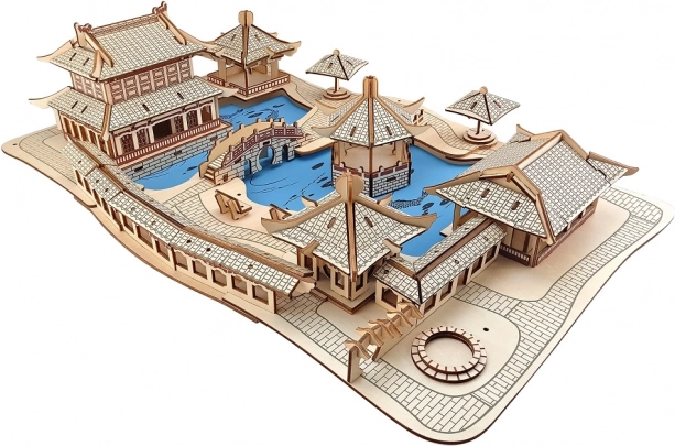 Holz 3D-Puzzle Gärten von Suzhou