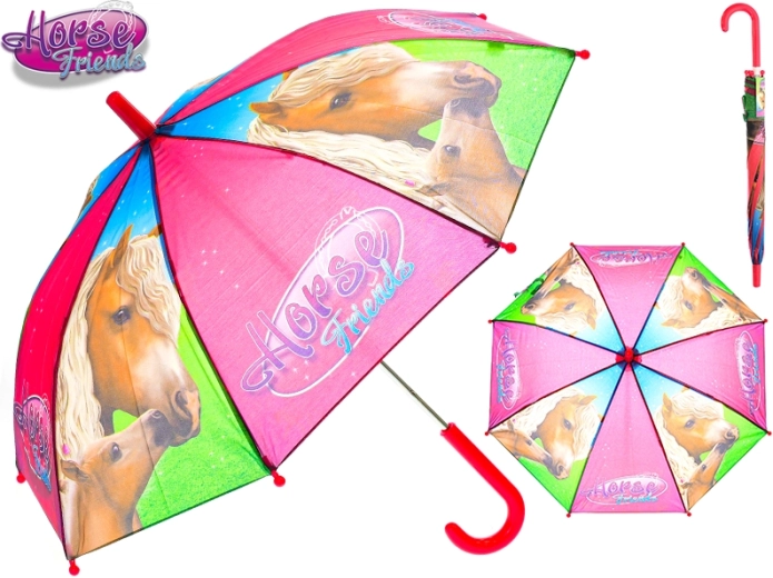 Kinderregenschirm Horse Friends 70 × 60 cm