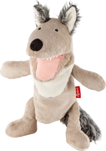 Sigikid Plüsch-Handpuppe Wolf