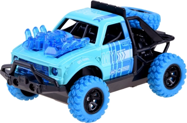 Metall-Spielzeugauto 4x4 Predator mit Lichtern und Sounds – Blau