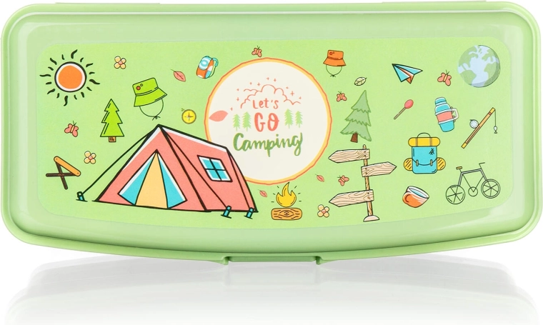 Fröhliches CAMPING-Motiv