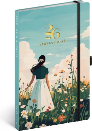 Freundlicher Tagebuch 2026, 13 x 21 cm