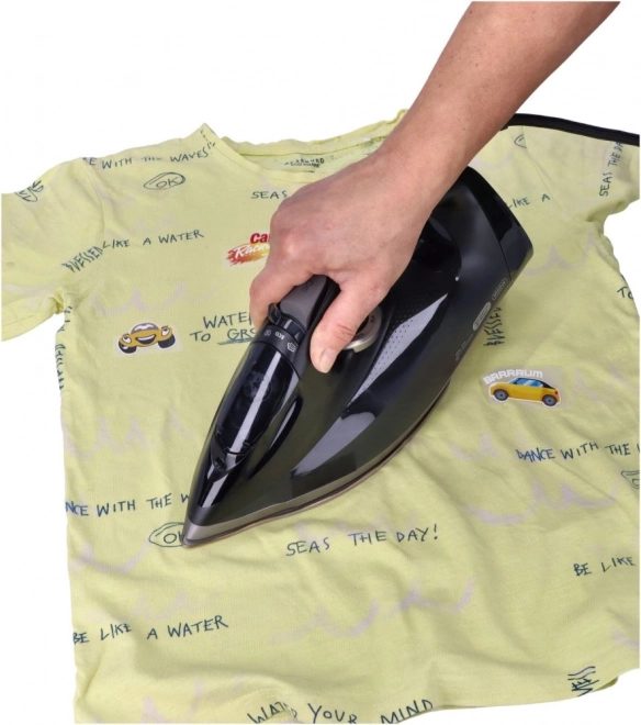 Einfache und schnelle Anwendung mit dem Bügeleisen