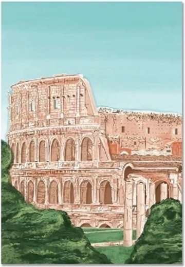 Norimpex Malen nach Zahlen Rom Kolosseum 40 × 50 cm