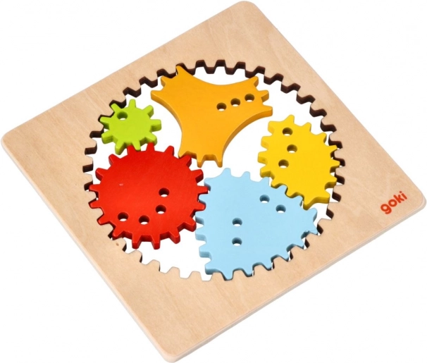 Holz-Spirograph GOKI – kreatives Zeichenset für Kinder