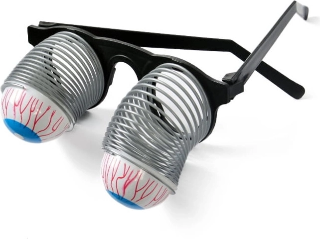 Halloweenbrille mit herausspringenden Augen