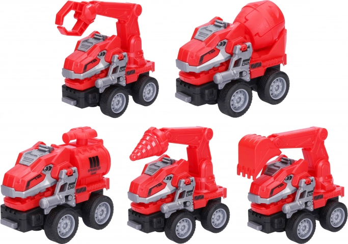 Autorobot Dino Feuerwehr 11 cm