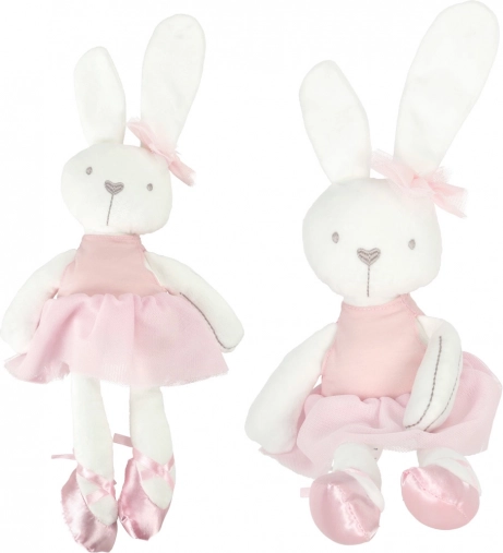 Plüsch-Häschen im rosa Kleid 42 cm