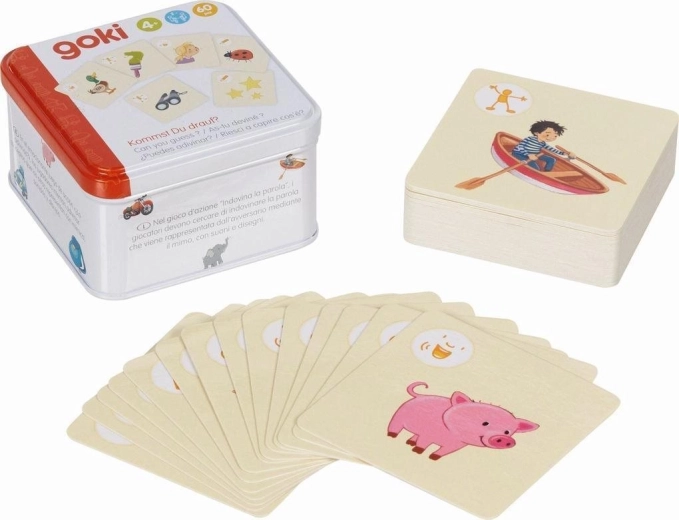 goki Spiel Errate die Aktivitäten in der Blechdose