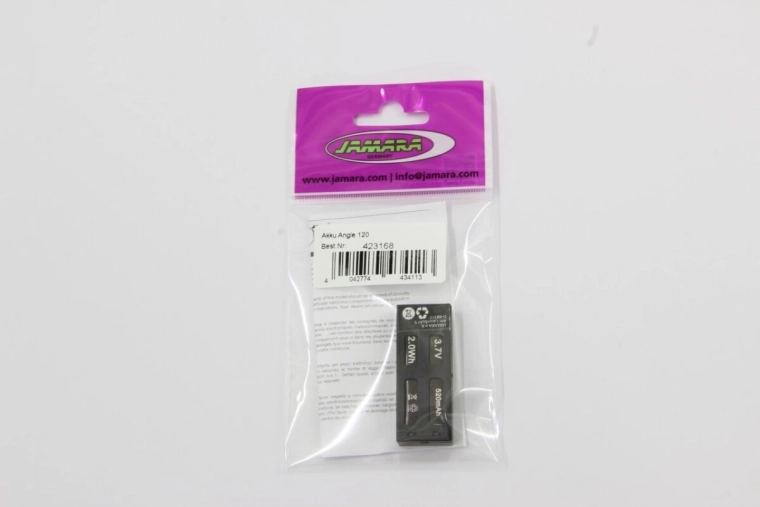Jamara LiPo-Batterie Angle 120 3,7 V 520 mAh 1,92 Wh - 1 Stück
