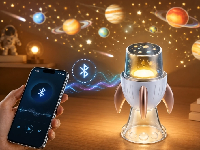3-in-1: Projektor, Nachtlicht und Bluetooth-Lautsprecher