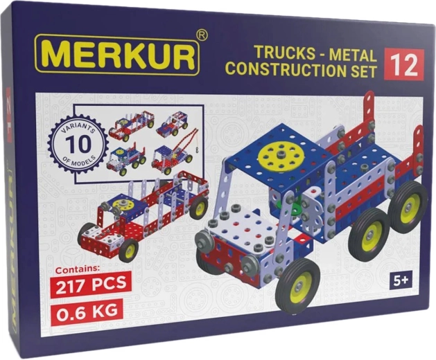 Merkur Metallbaukasten Abschleppfahrzeug, 217 Teile