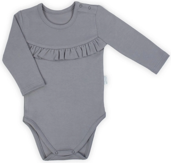 Baby-Body mit langen Ärmeln Nicol Sara – Grau