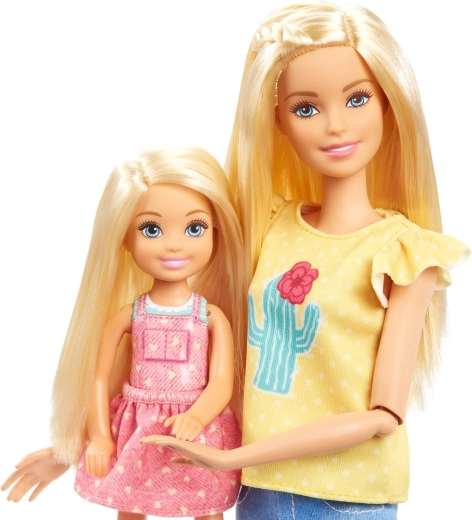 Zwei Puppen für Rollenspiele: Barbie und Chelsea