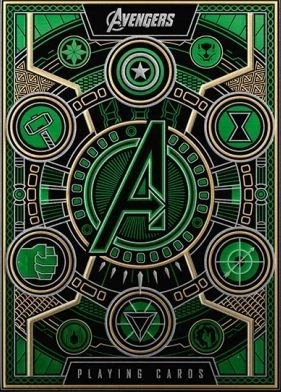 Avengers-Karten grünes Deck