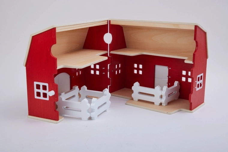 Große Holzscheune SCHLEICH – limitierte Retro-Edition