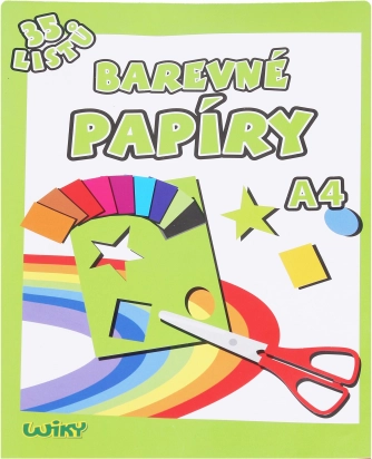Farbiges Papier A4 80 g/m², 35 Blatt