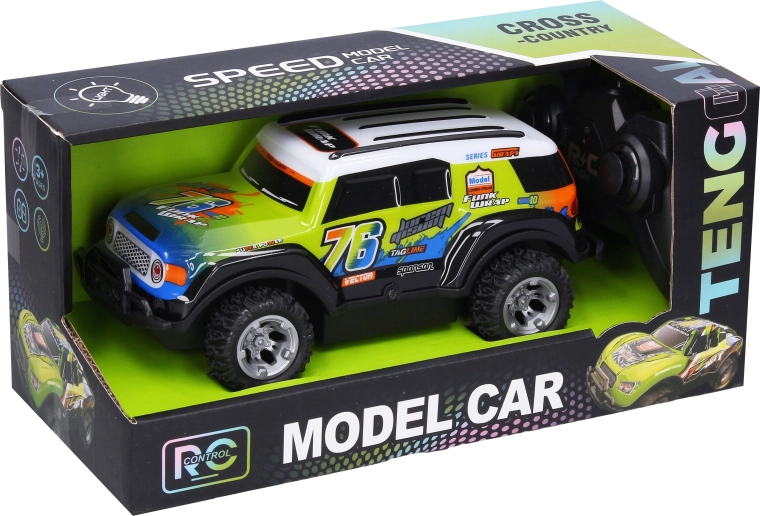 Geländegängiges RC-Auto mit Fernbedienung, 19,5 cm