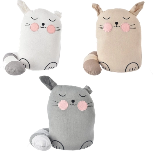 Plüsch-Türstopper Katze 21 cm (3 Varianten)